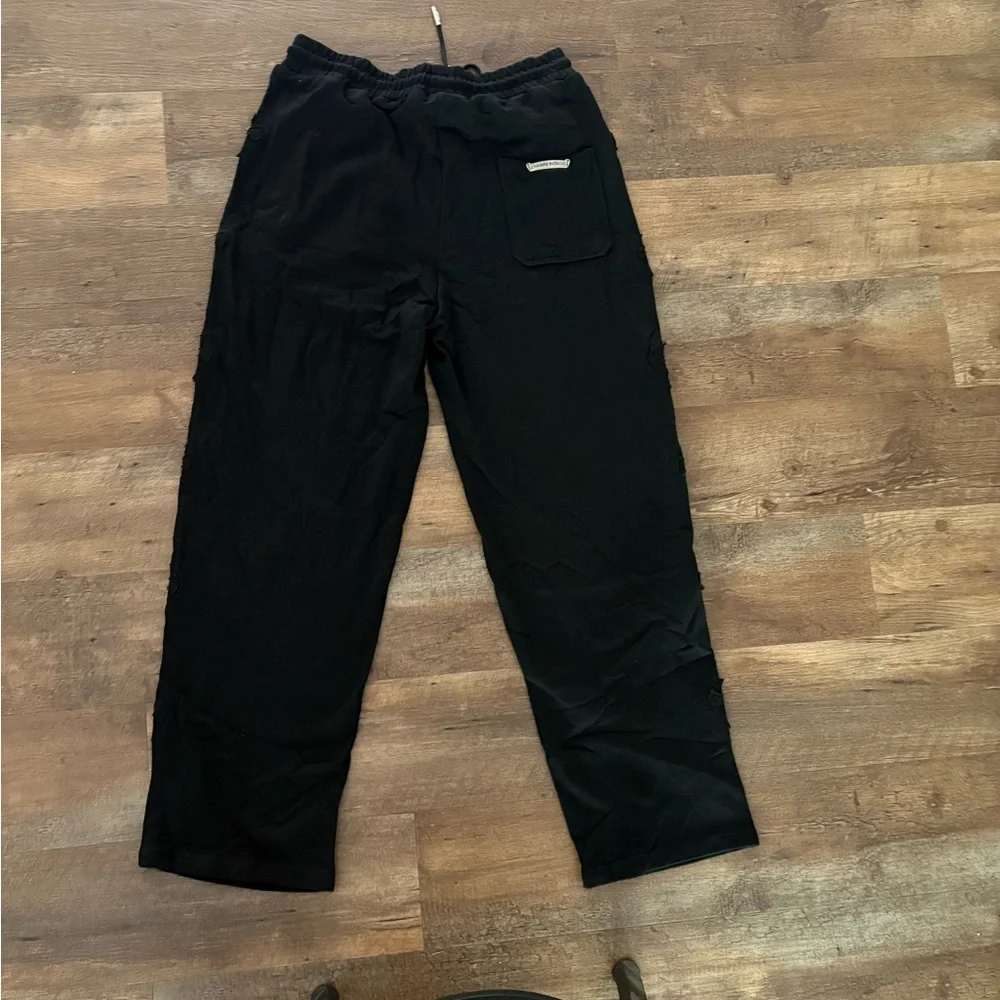 Black Chrome Hearts Sweatpants - Picture 2 of 4